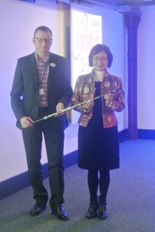 MHRA hands over the PIC/S walking stick to TFDA, Chinese Taipei