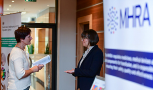 GPvP Inspector, Anna Adams, answering questions from the attendees at the Symposium